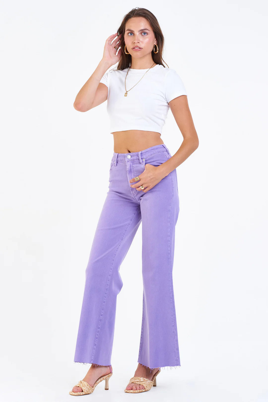 Cozy Chic Trends DEAR JOHN-FIONA-DIGITAL LAVENDER