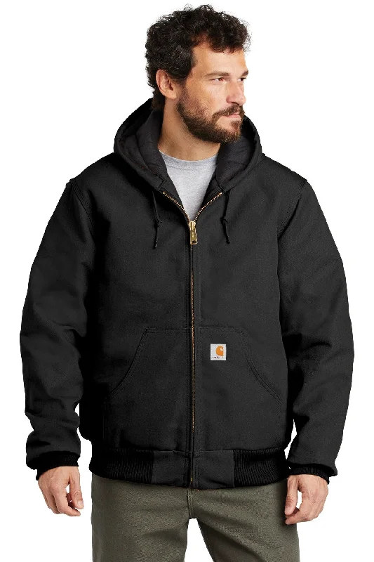 Effortless Outfits Carhartt Quilted-Flannel-Lined Duck Active Jac. CTSJ140