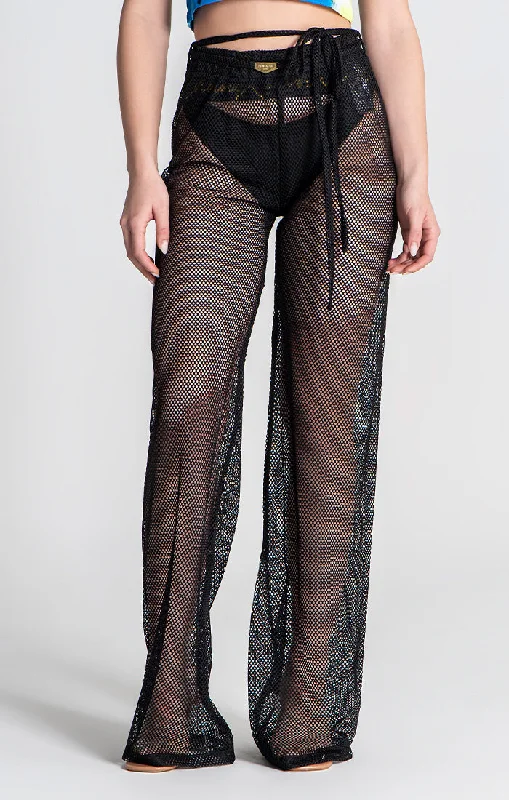 Easy Chic Wear Black Chromatica Trousers