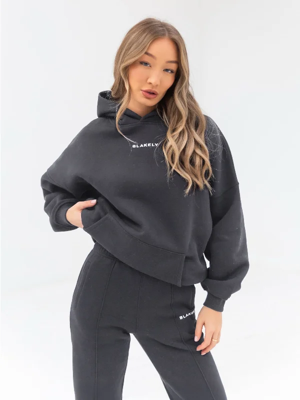 Warm Chic Everyday Hoodie - Charcoal