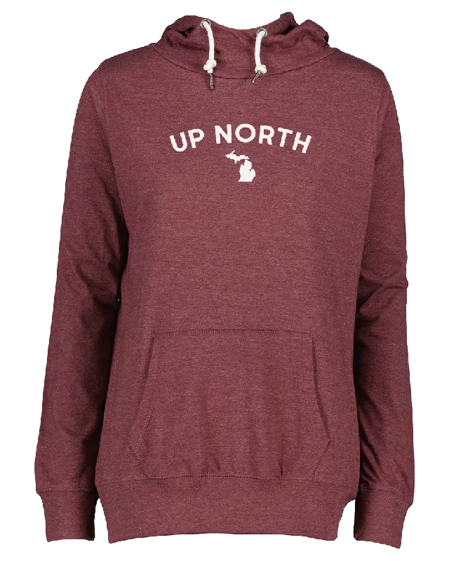 Effortless Outfits Women's Up North Funnel Neck Hooded Long Sleeve