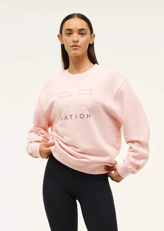 Soft Clothing HEADS UP SWEAT IN CRYSTAL ROSE