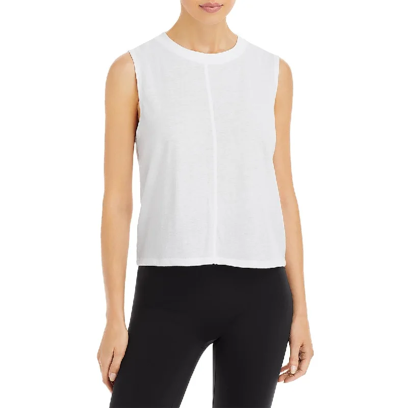Weekend Comfort Aqua Womens Knit Pullover Tank Top