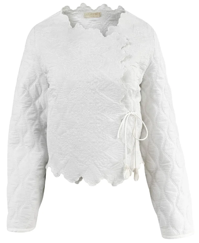 Cozy Fashion Trends Ulla Johnson Zofia Jacket in Cowrie