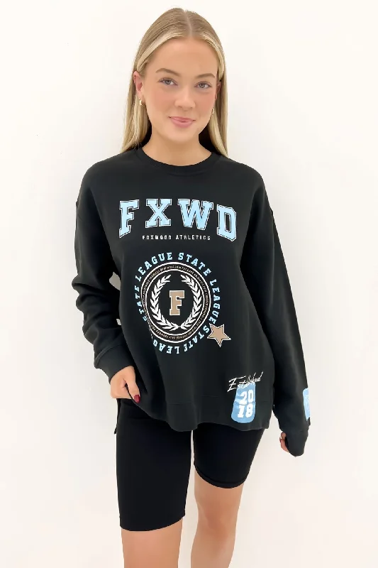 Effortless Dressing Get There Crew Washed Black
