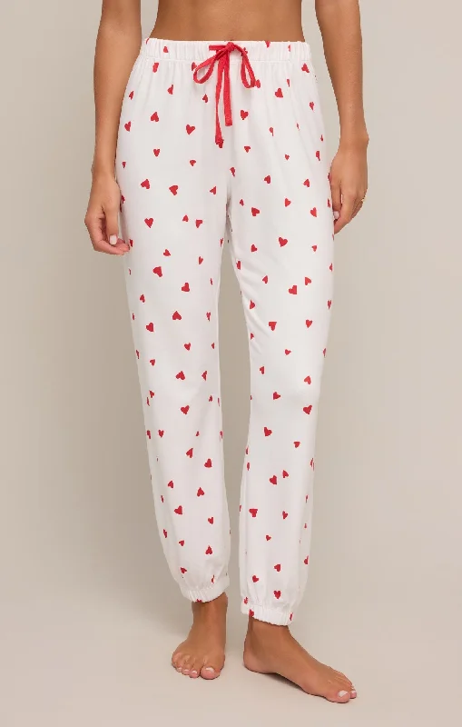 Comfortable Tops Classic Heart Jogger