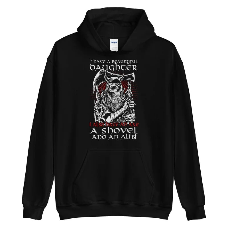 Comfortable Sweaters I Have A Beautiful Daughter - Skull Hoodie - up to 5XL