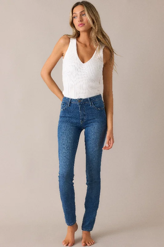 Light Fit Take A Moment Medium Wash Skinny Jeans