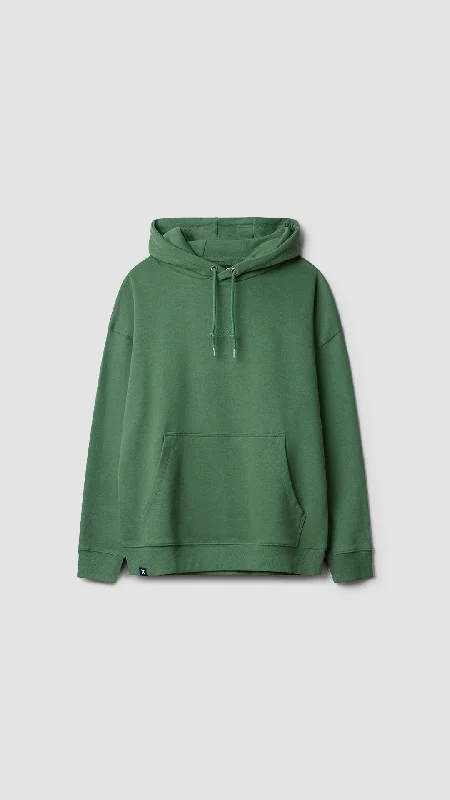 Relaxed Tops SUDADERA CON CAPUCHA BONFIRE PINE GREEN