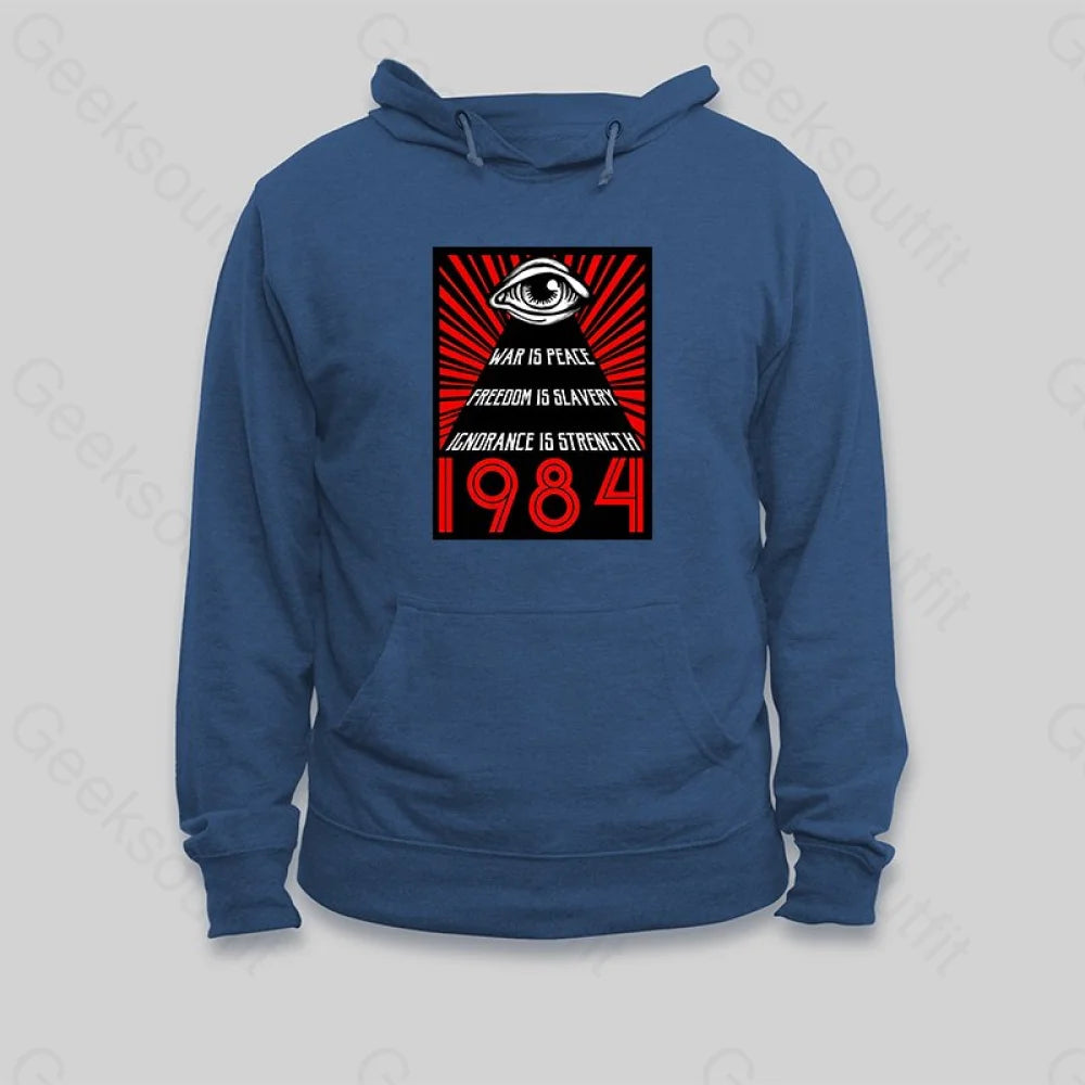 Comfortable Tops 1984 Orwell Hoodie