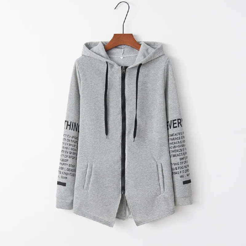 All-Day Outfits Cnjessie Women Hoodies Sweatshirt   Print  Hoodies Long Sleeve Hooded Pullover Jumper Sweatshirts