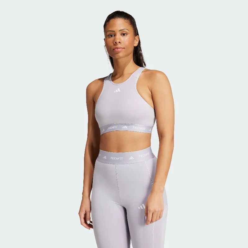 Stylish Ease Women's adidas Techfit Medium-Support High-Neck Bra