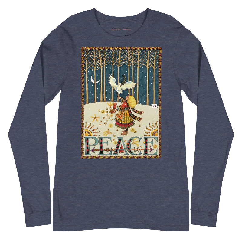 Trendy Dresses Peace Dove Unisex Long Sleeve Shirt