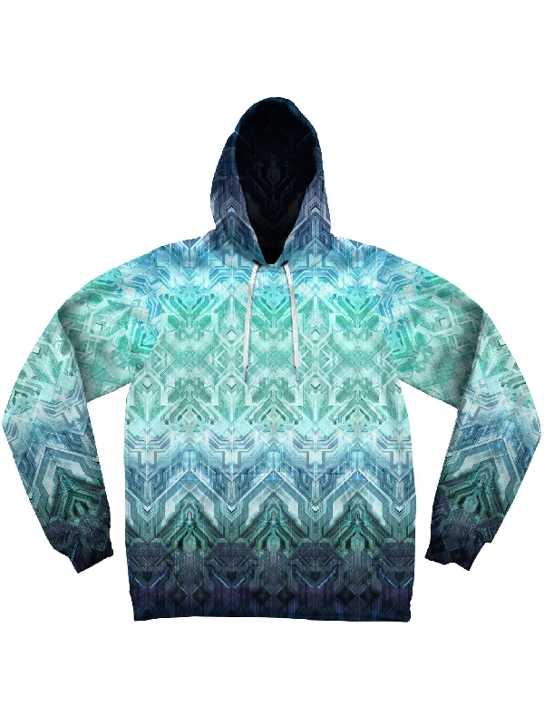 Comfortable Fashion Looks Blue Matrix Unisex Hoodie