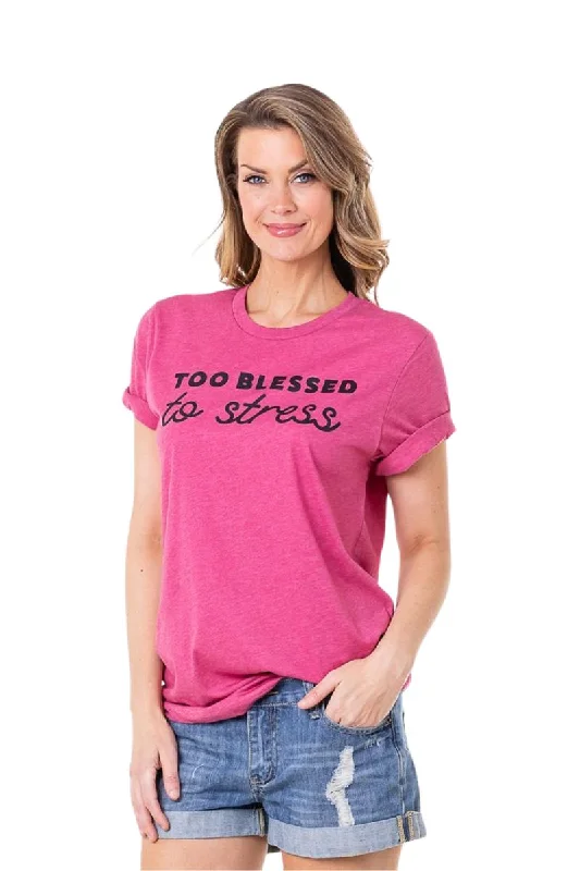 Soft Casuals Too Blessed Graphic T Shirts