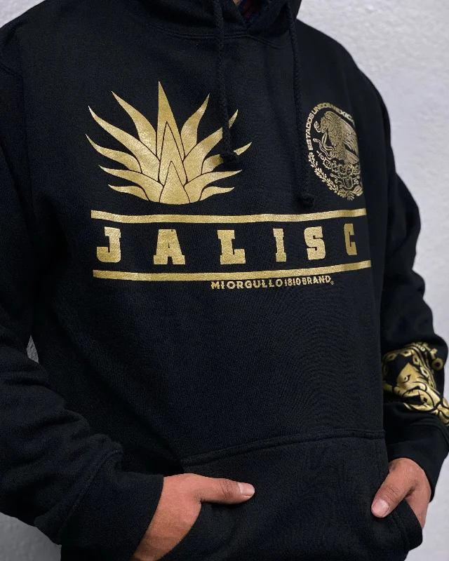 Relaxed Looks JALISCO AGAVE CLASSIC BLK HOODIE