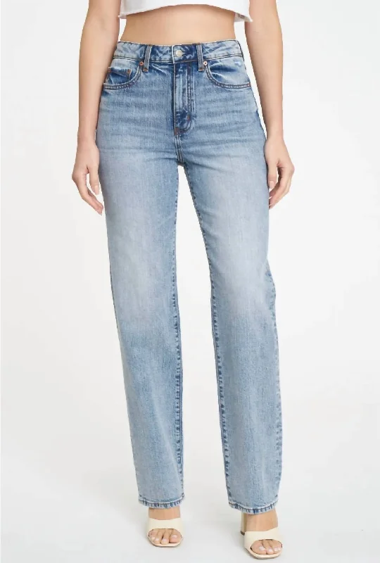Stylish Casuals Sundaze High Waist Dad Jeans In Girl Crush