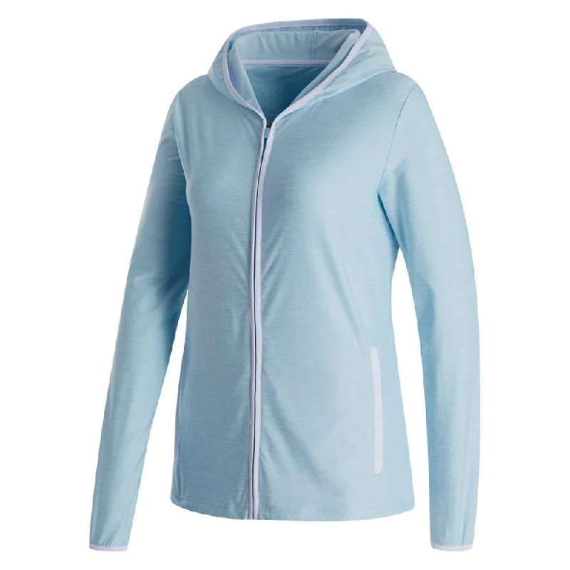 Comfortable Fashion Looks FootJoy Full-Zip Spacedye Hoodie Golf Jacket Blue - FA23 Women Comfortable Fashion Looks FootJoy Full-Zip Spacedye Hoodie Golf Jacket Blue - FA23 Women