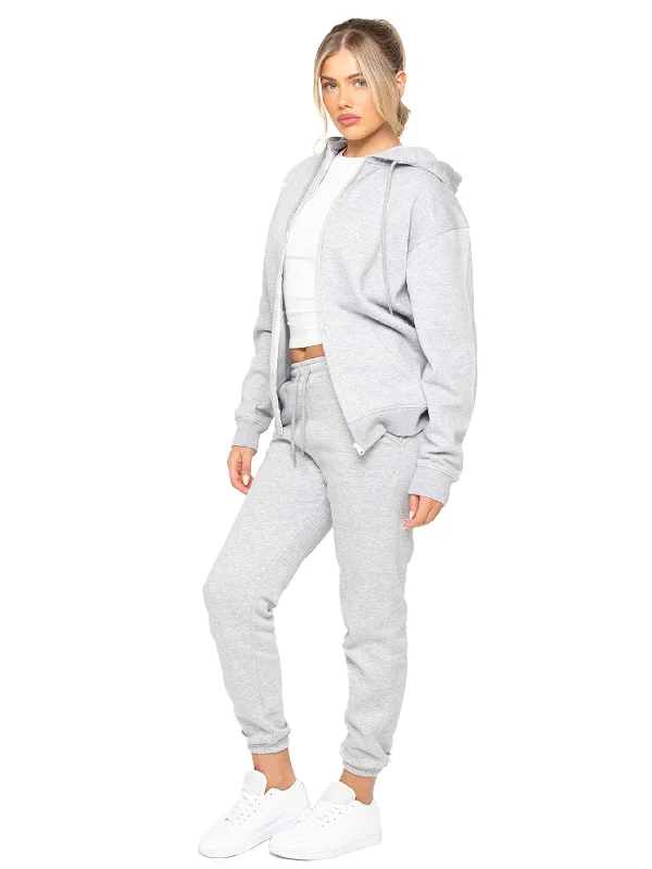 Relaxed Looks Enzo | Womens Oversized Zip Hoodie Tracksuit