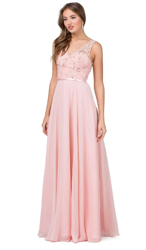 Light Dressing Dancing Queen - 2267 Sleeveless Scalloped Lace Illusion Prom Gown
