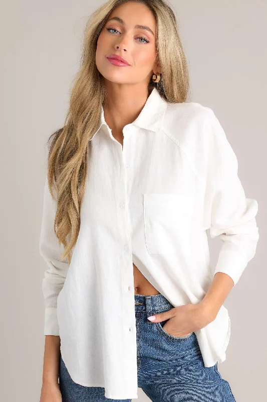 Trendy Looks Z-Supply The Perfect White Linen Top