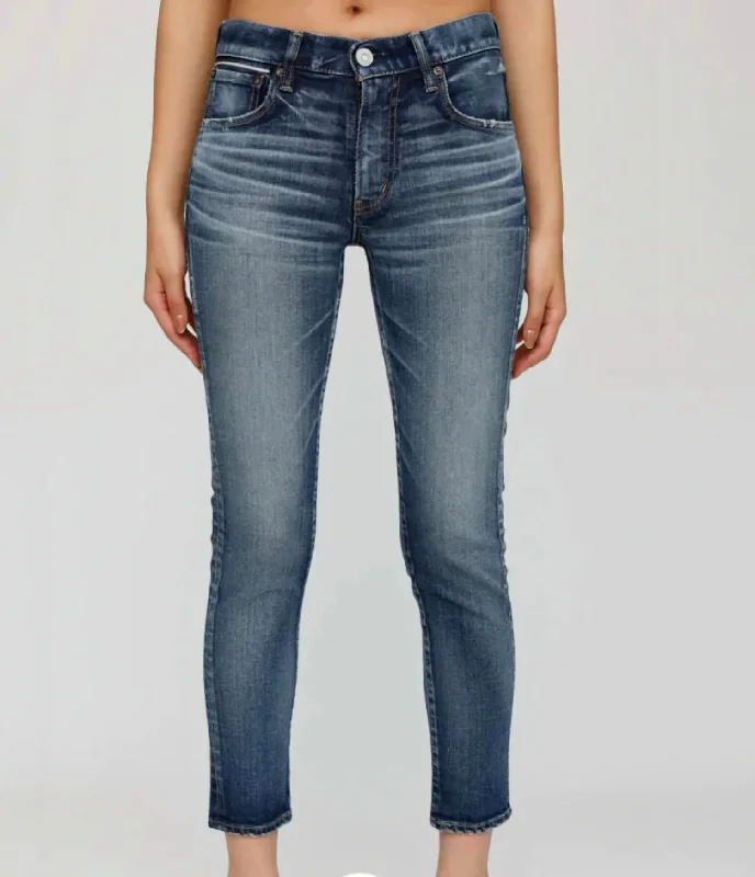 Easy Chic Wear Harrisville Skinny In Dark Blue