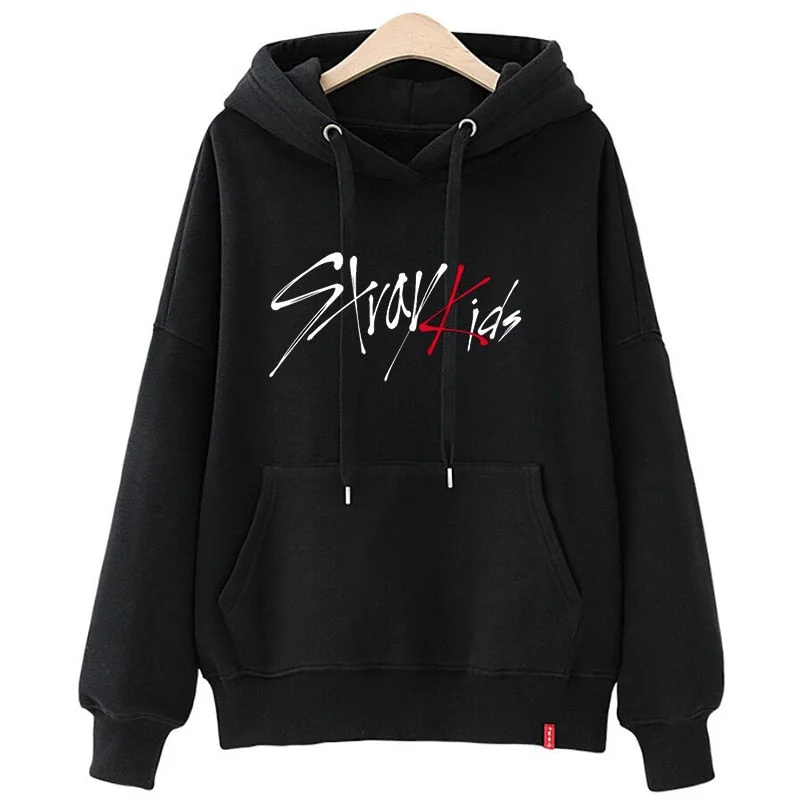 Soft Tops stray kids sweatshirt kpop oversized hoodie graphic print Korean clothes harajuku sweat femme oversize ladies fall clothing