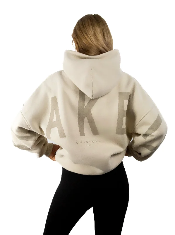 Simple Chic Isabel Oversized Hoodie - Bone