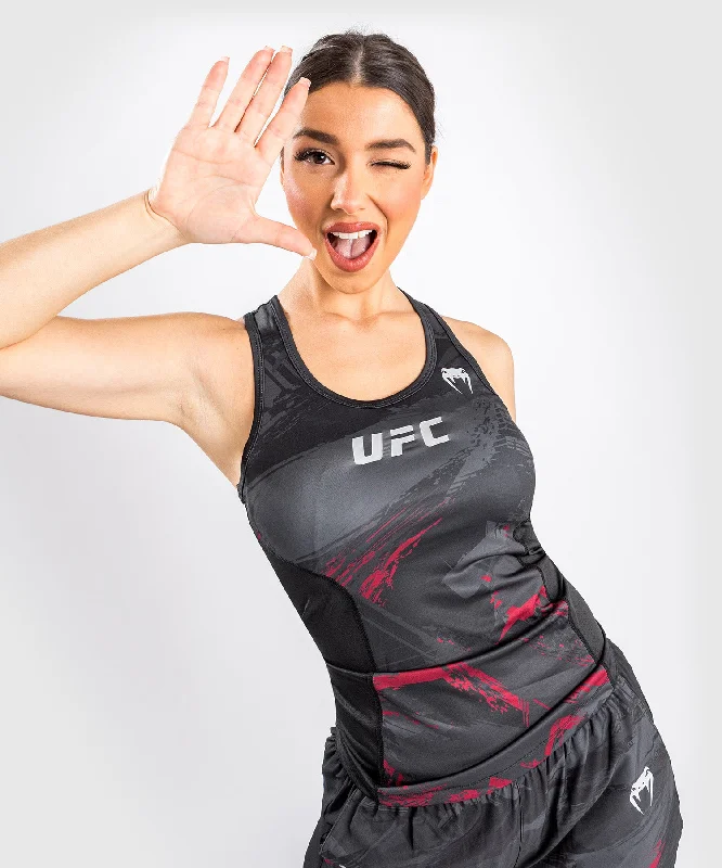 Comfy Chic Wear UFC Venum Authentic Fight Week Women’s 2.0 Performance Tank Top - Black/Red