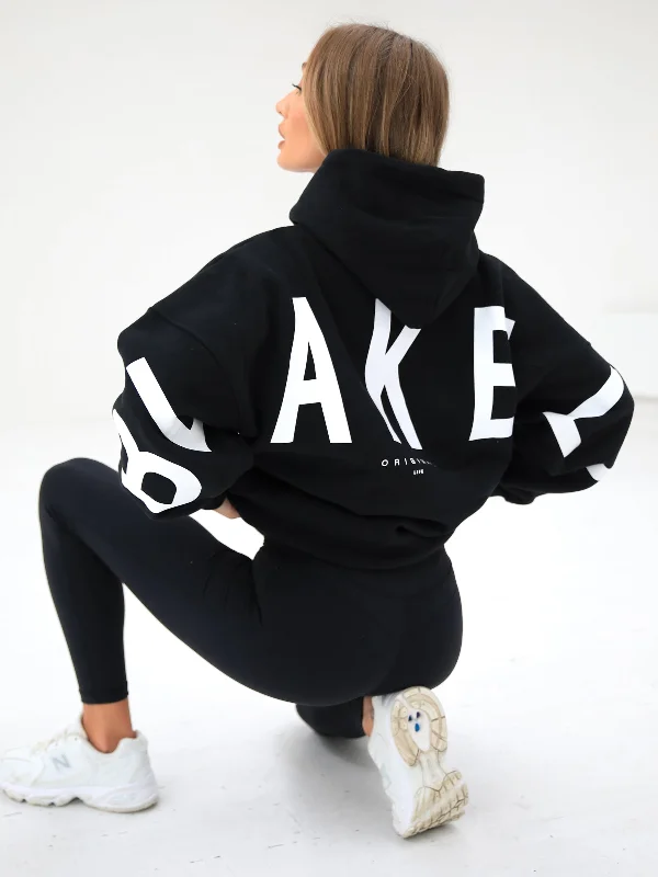 Trendy Dresses Isabel Oversized Hoodie - Black