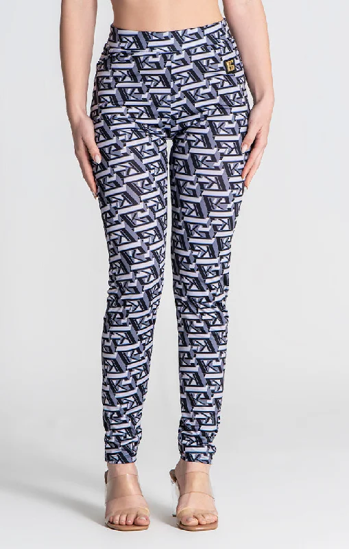 Trendy Layers Black Destiny Leggings