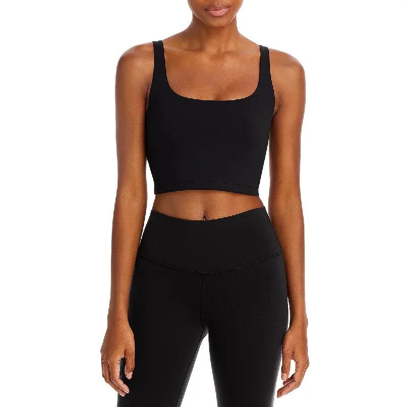 Cozy Chic Trends All Access Womens Tempo Cropped Workout Sports Bra