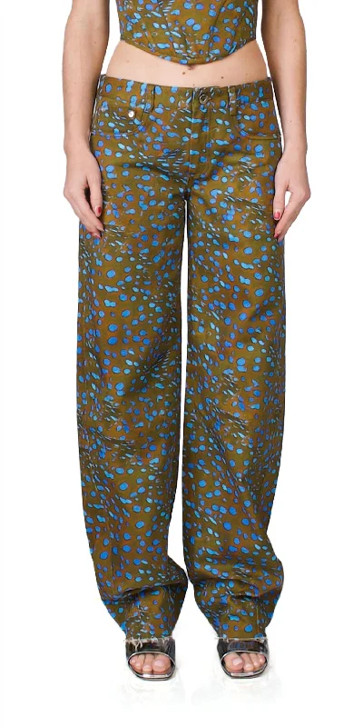 Smart Comfort Wear Wide Leg Low Rise Jeans In Stingray