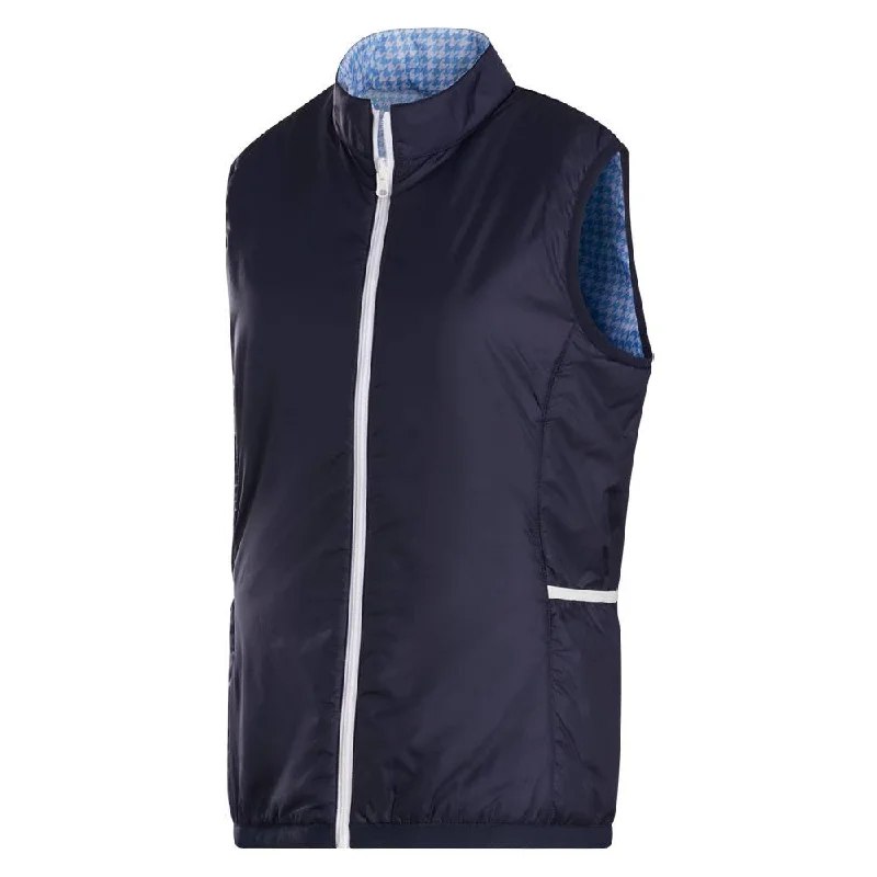 Chic Outfits FootJoy Insulated Reversible Golf Vest Navy - FA23 Women