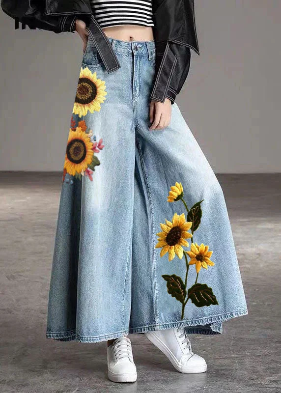 Light Blue-sunflower