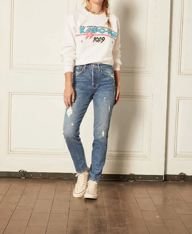 Light Layers The Tommy Stretch Jeans In Blue