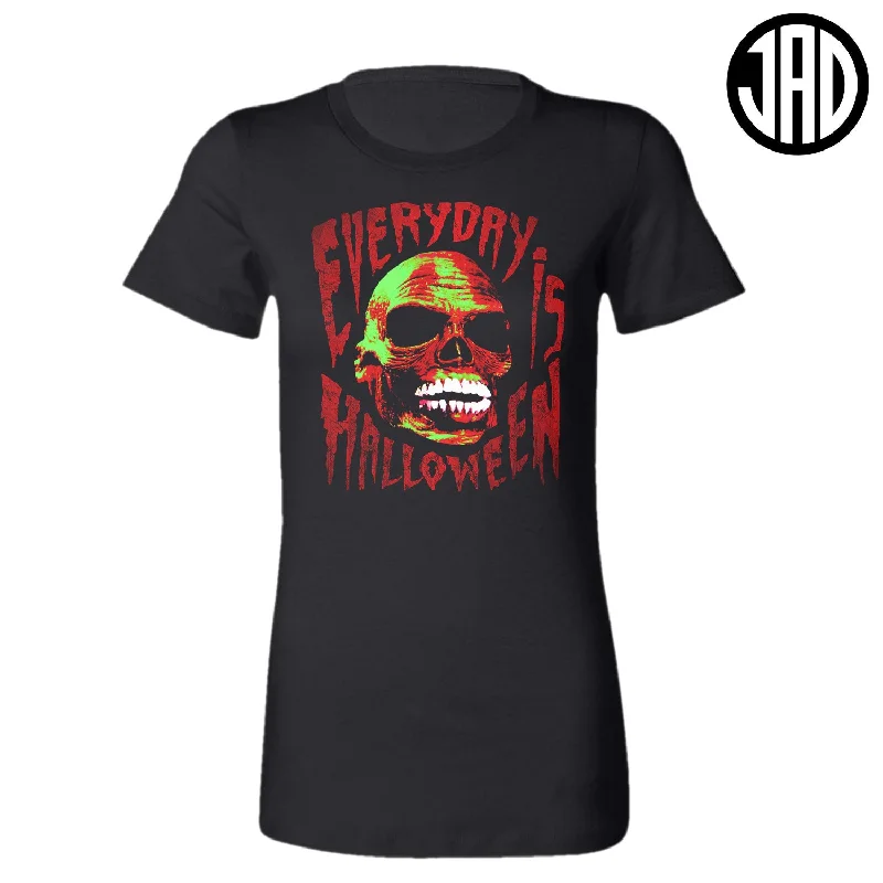 Easy Chic Wear Everyday Is Halloween Skull - Women's Tee