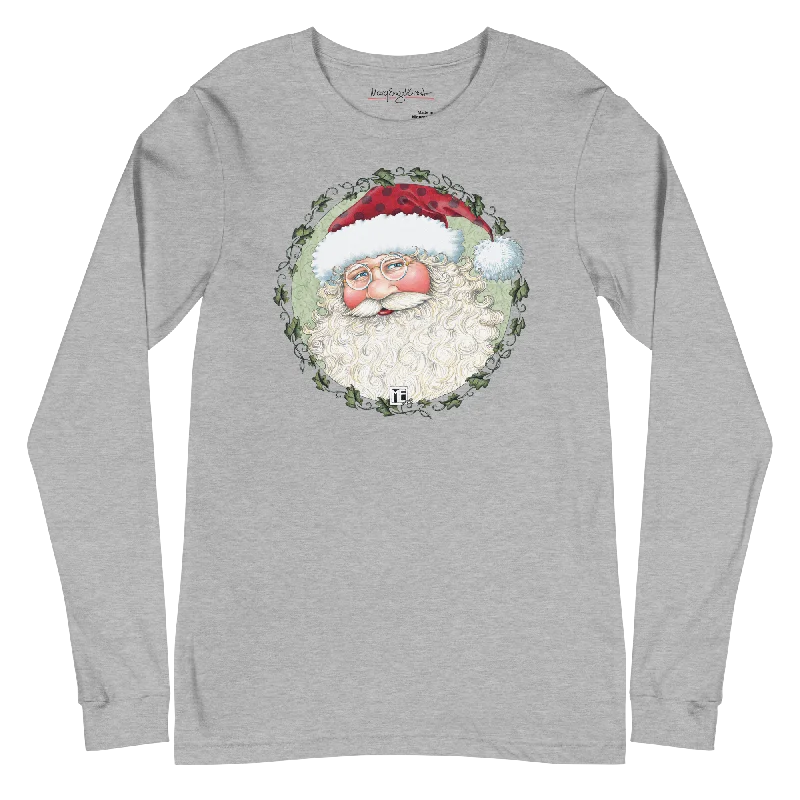 Easy-to-Wear Classic Santa Unisex Long Sleeve Shirt