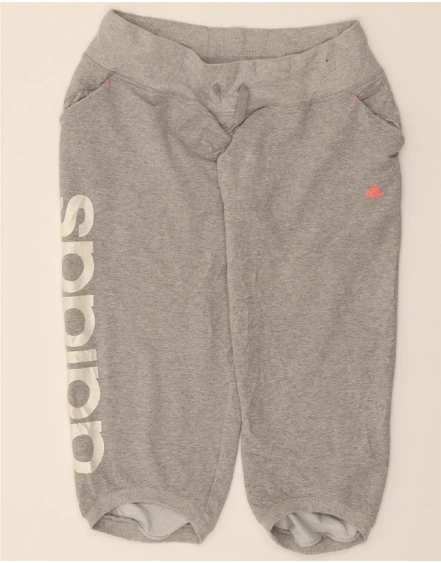 Everyday Outfits ADIDAS Womens Climalite Graphic Bermuda Sport Shorts UK 12/14 Medium Grey
