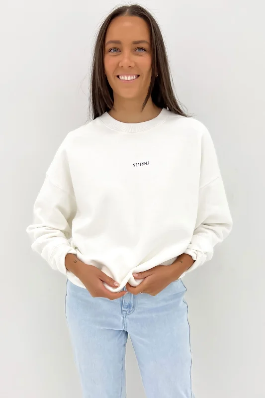 Effortless Looks Minimal Thrills Slouch Crew Tofu