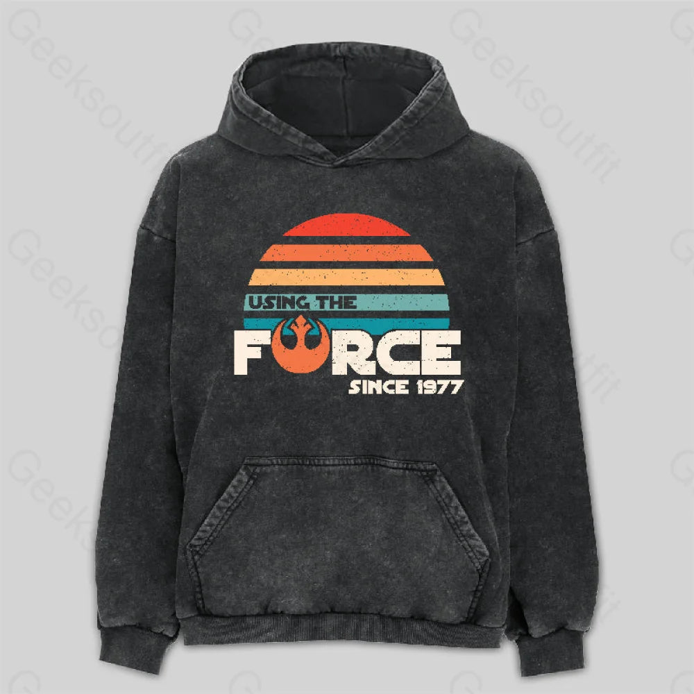Simple Looks Retro Force '77' Washed Hoodie