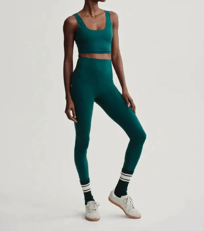 Soft Clothing Shape High Pocket Leggings In Conifer