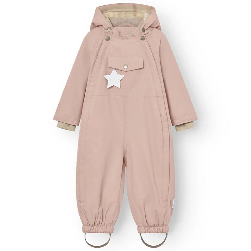 Stylish Casuals Mini A ture Adobe rose Wisti Fleece Snowsuit