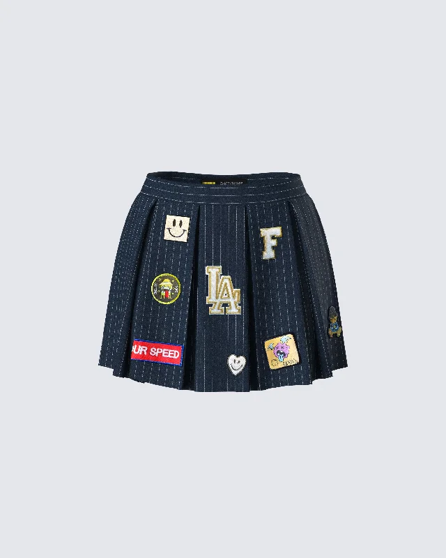 Fashionable Comfort Teagan Patch Mini Skirt