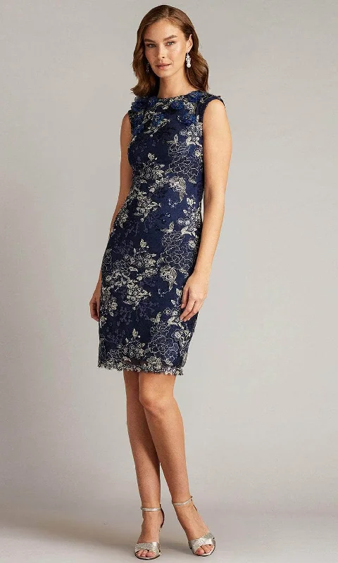 Soft Trends Tadashi Shoji CGU24890M - 3d Floral Cocktail Dress