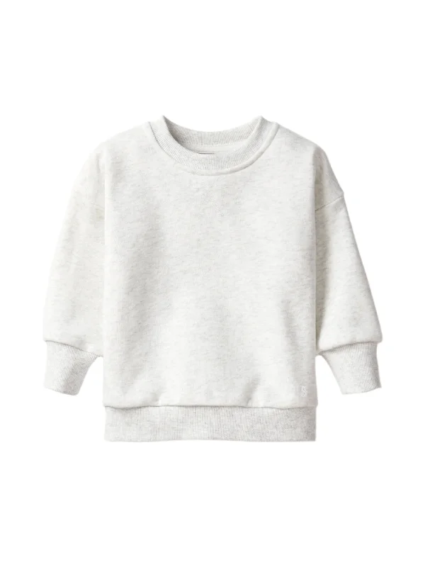 Soft Layers Elevated Crewneck - Light Heather Grey