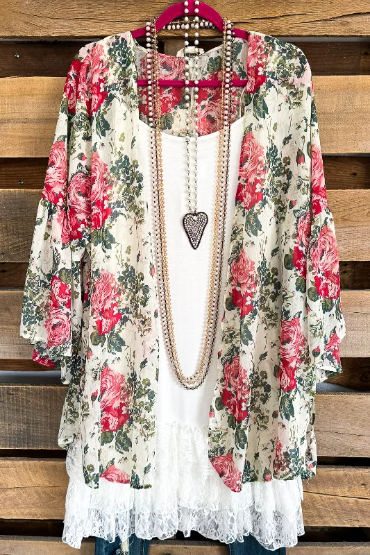Modern Chic Waiting For Tomorrow Cardigan - Cream Mix
