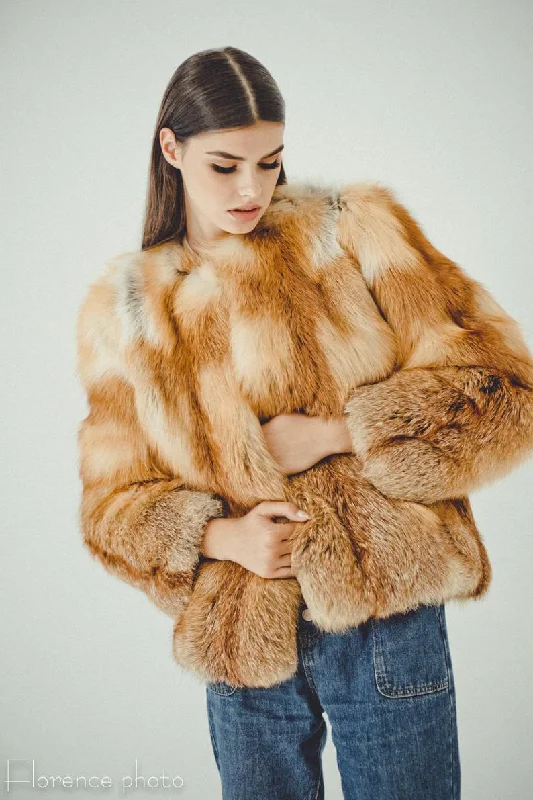 Cozy Apparel Fox Fur Jacket
