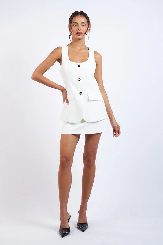 Relaxed Looks Fonzie Mini Skirt