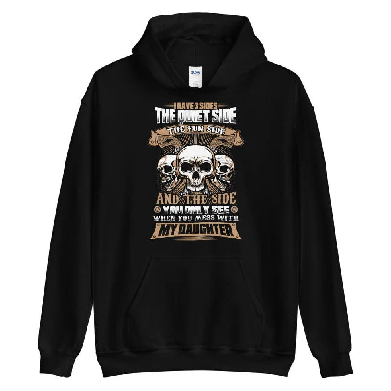 Light Comfort I Have 3 Sides - Skull Hoodie - up to 5XL